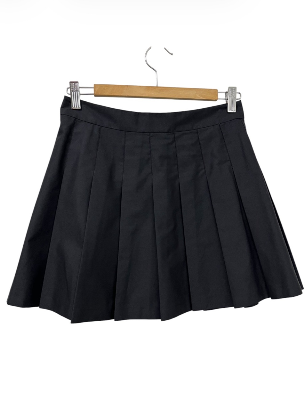 Sunday Best Black Pleated Mini Skirt